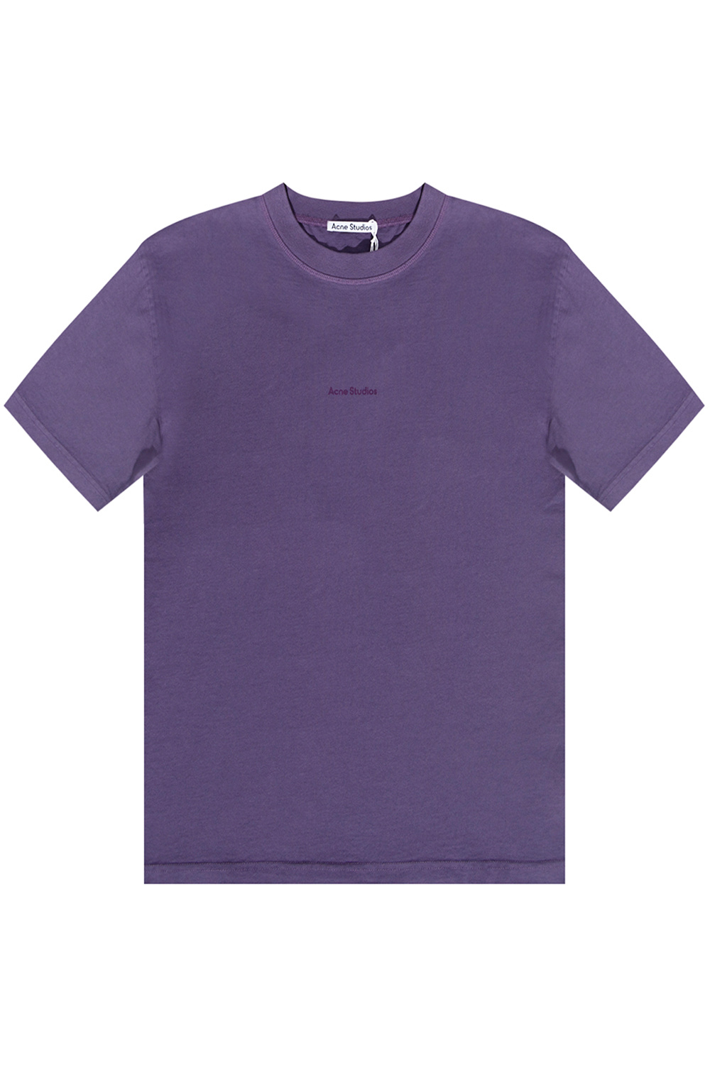 shirt Acne Studios - IetpShops Italy - Purple Logo T - logo patch